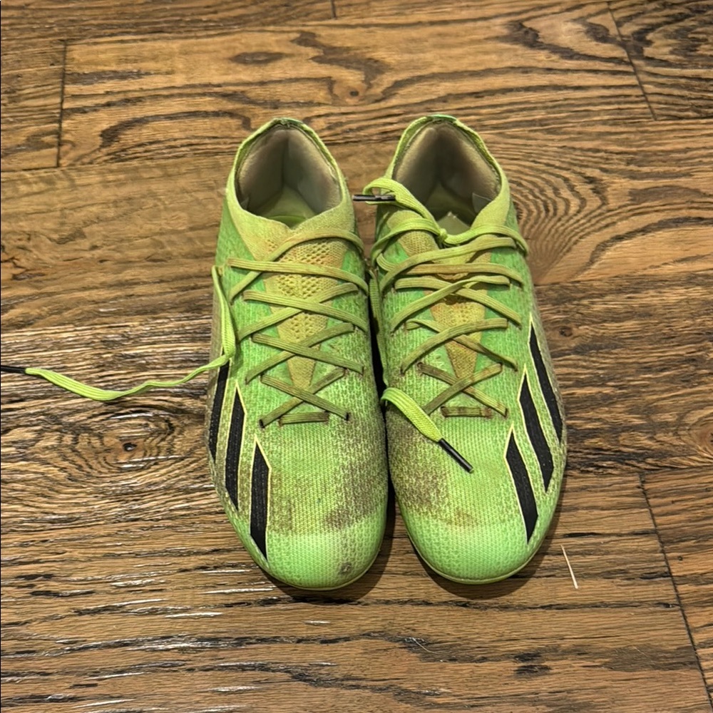 Adidas Green and Black Cleats